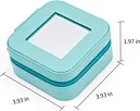 glass mirror jewelry box